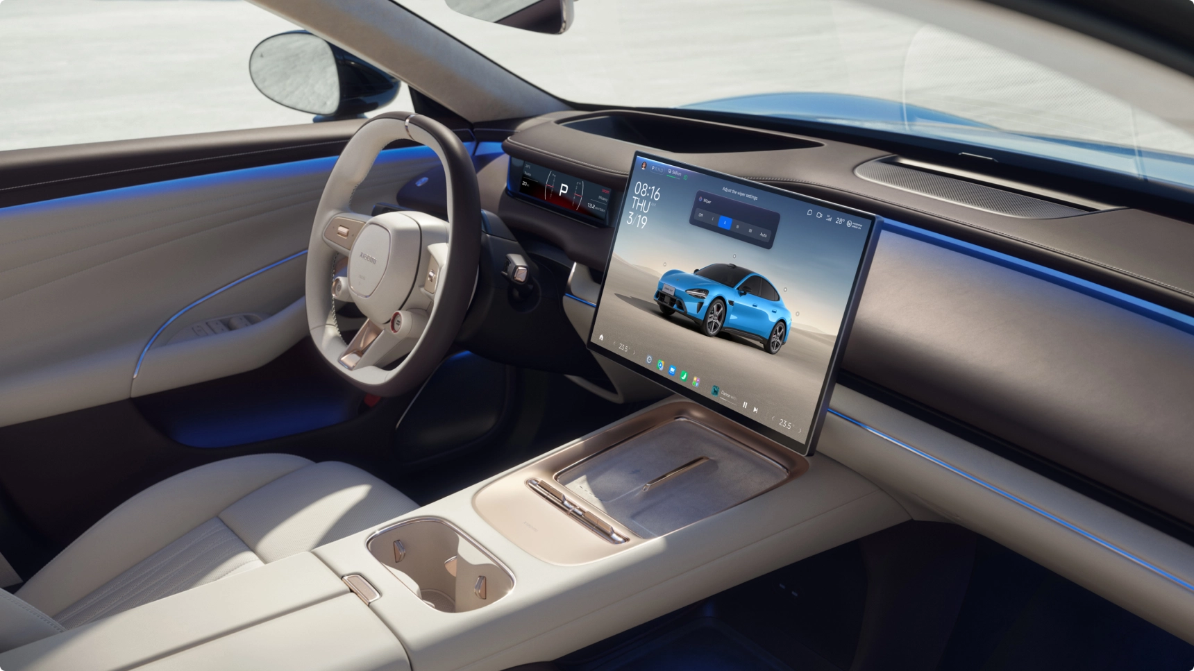 One voice command to control the car