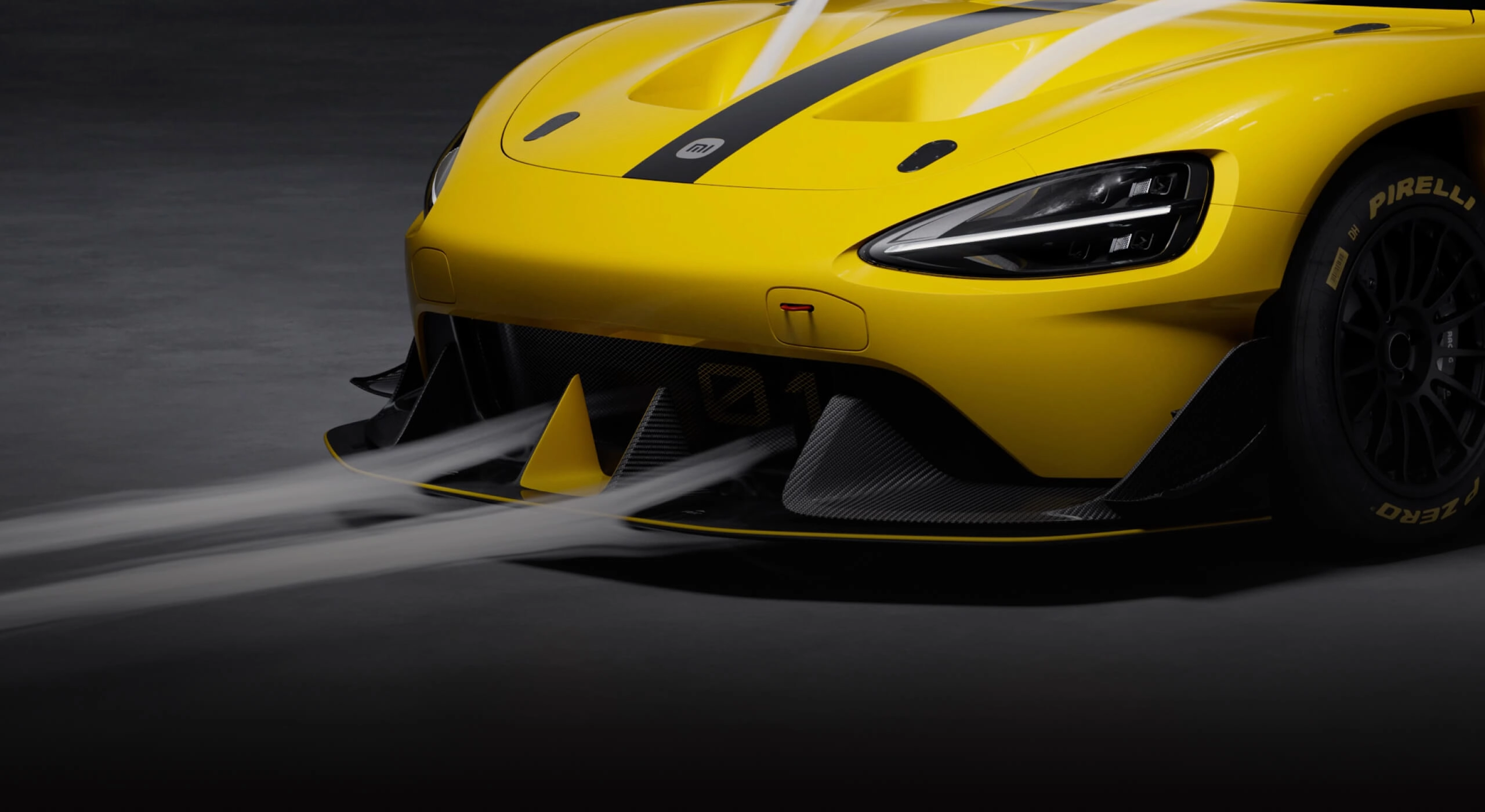 Front splitter and wheel diffusers